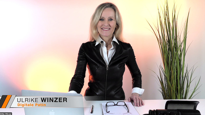 Moderatorin Ulrike WINzer - Beispiel in orange