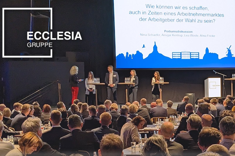 Jahresauftakttagung 2023 der Ecclesia Gruppe in Bielefeld - Moderation Ulrike WINzer